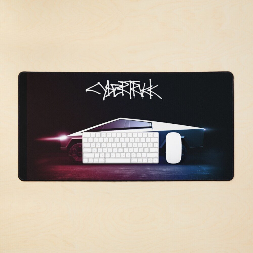 Desk Mat Cybertruck Tesla Large Gaming Mouse Pad 35X16 Inch 7802738325270