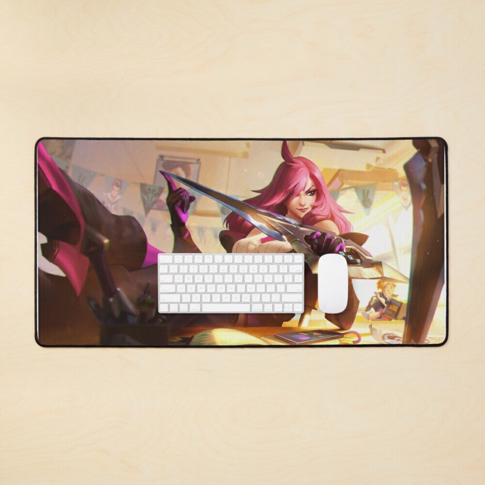 Desk Mat Katarina Battle Academy Large Gaming Mouse Pad 35X16 Inch 7802738356823