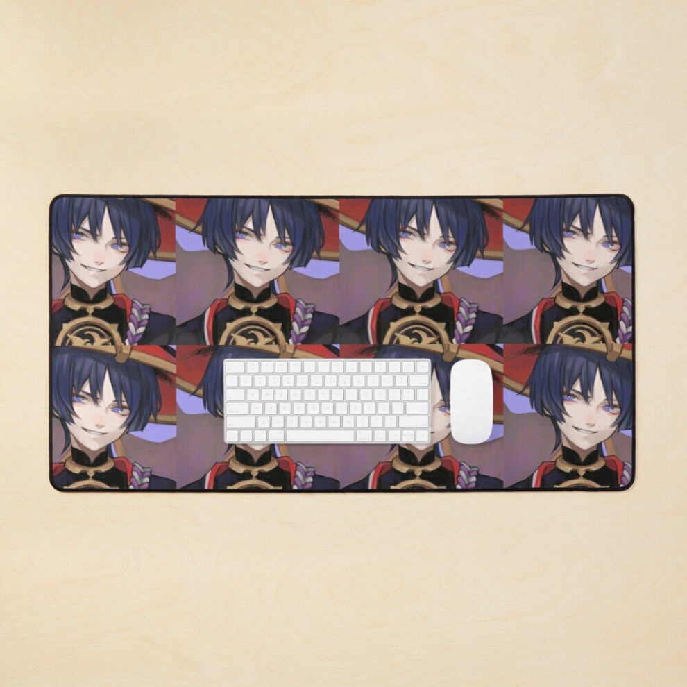 Desk Mat Genshin Impact ( Scaramouche ) Large Gaming Mouse Pad 35X16 Inch 7802738405934