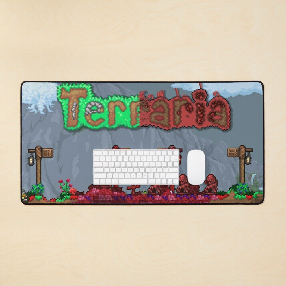 Desk Mat Terraria Game Large Gaming Mouse Pad 35X16 Inch 7802738407310