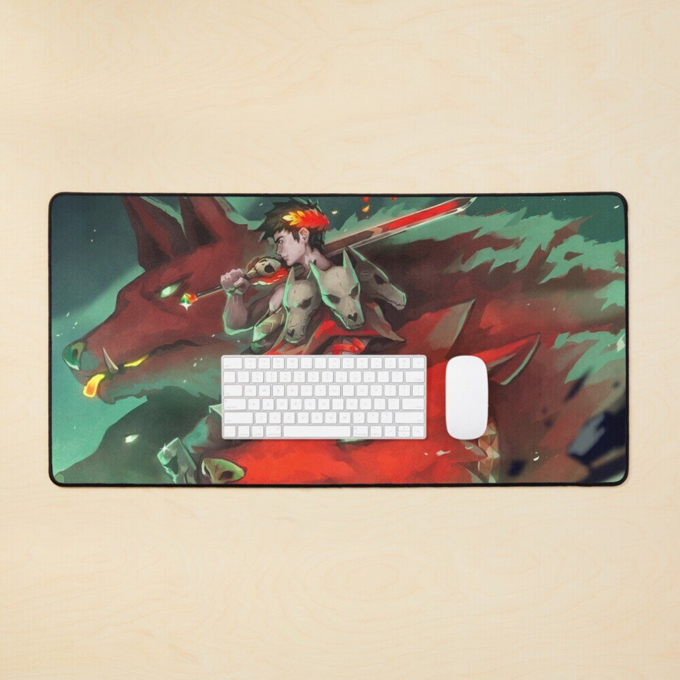 Bearlad Desk Mat Hades Game Large Gaming Mouse Pad 35X16 Inch