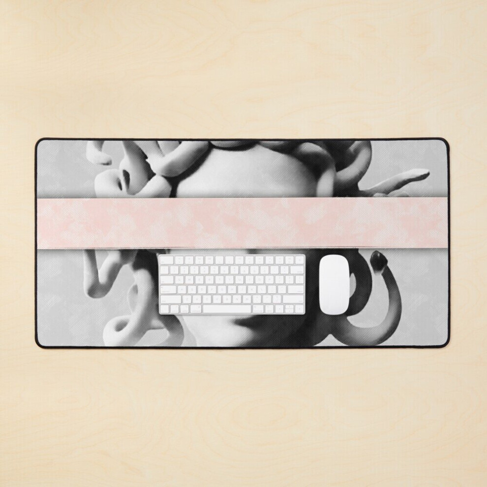 Desk Mat Medusa Portrait Large Gaming Mouse Pad 35X16 Inch 7802738372694