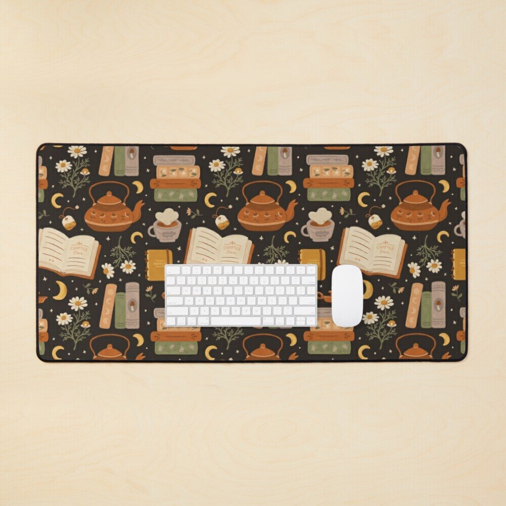 Desk Mat Sweet Bookish Dreams Large Gaming Mouse Pad 35X16 Inch 7802738313468