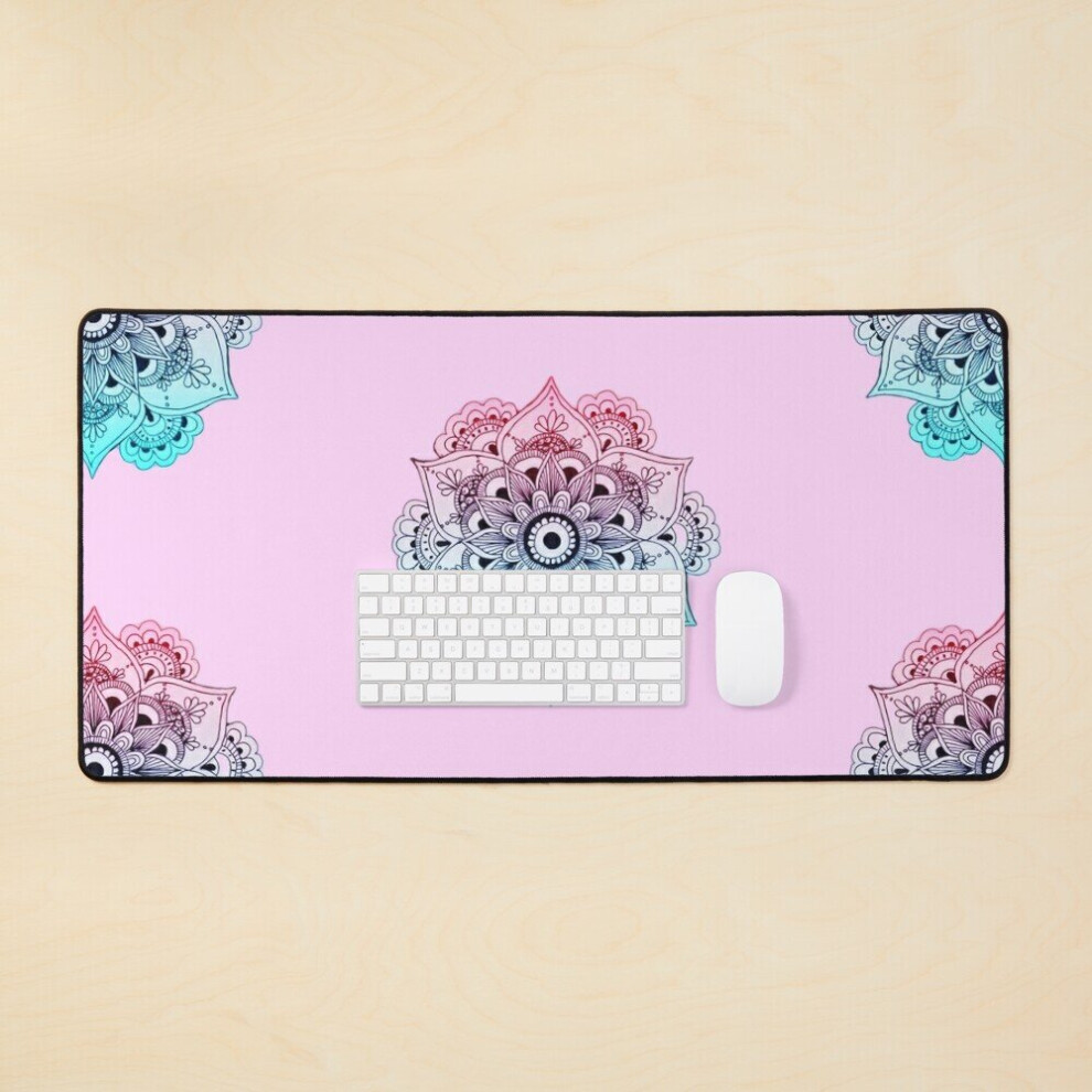 Desk Mat Mandala Cosmic Large Gaming Mouse Pad 35X16 Inch 7802738376197