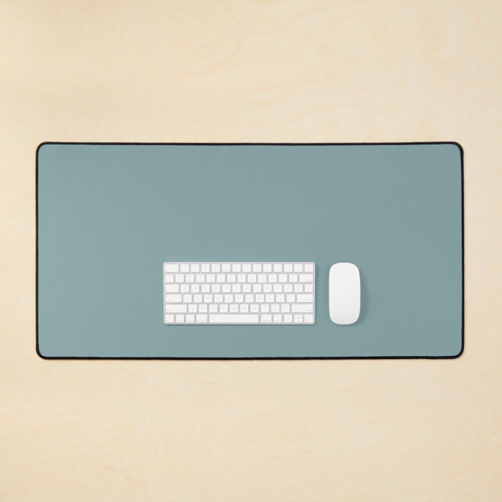 Desk Mat Antique Teal Large Gaming Mouse Pad 35X16 Inch 7802738397833
