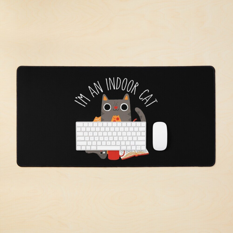 Desk Mat Indoor Cat Large Gaming Mouse Pad 35X16 Inch 7802738315295