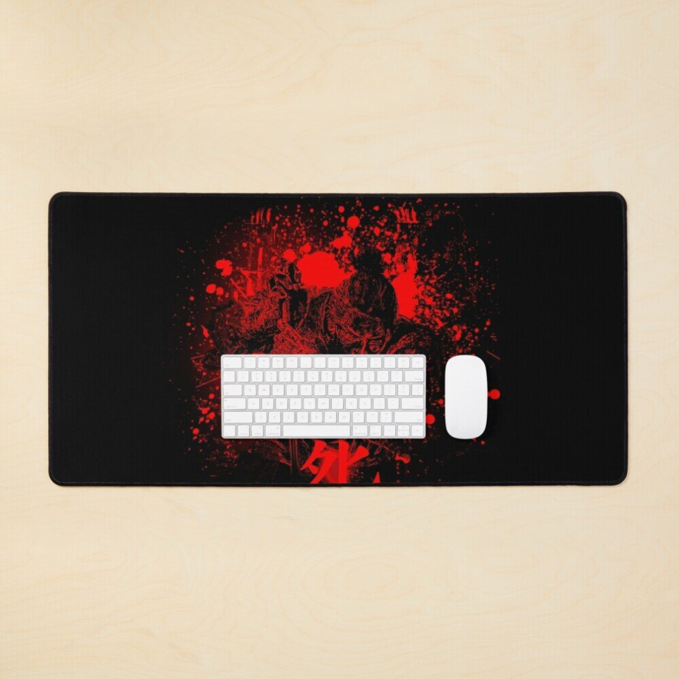 Desk Mat Sekiro Shadow Die Twice With Death Kanji Large Gaming Mouse Pad 35X16 Inch 7802738366525