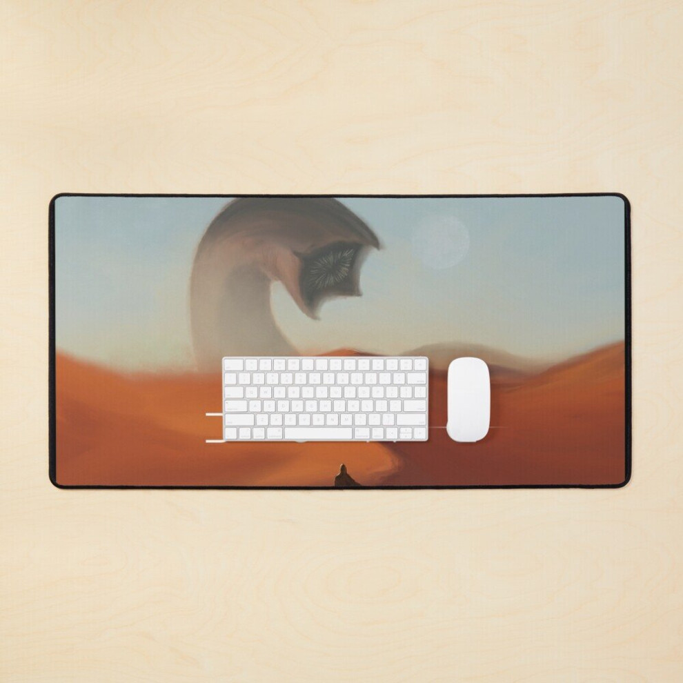 Desk Mat I Must Not Fear (Dune 2021) Large Gaming Mouse Pad 35X16 Inch 7802738377606