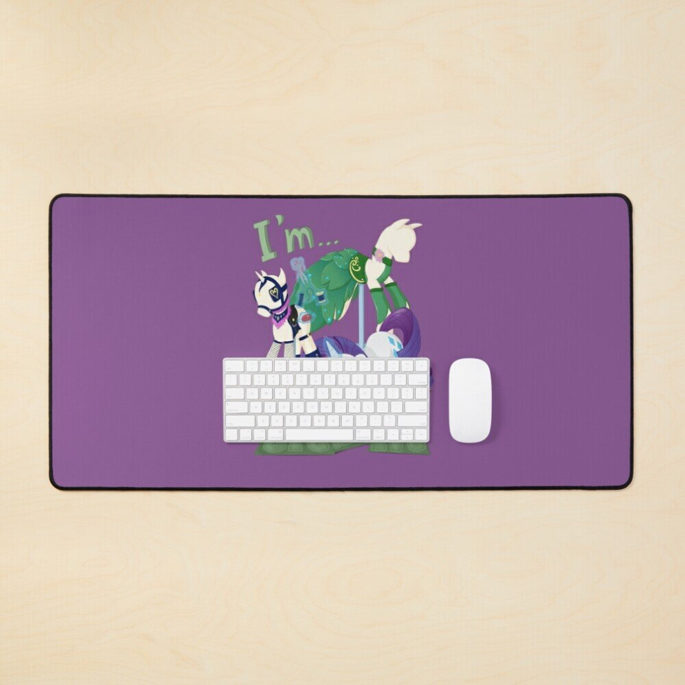 Desk Mat I'm... Rarity Large Gaming Mouse Pad 35X16 Inch 7802738404418
