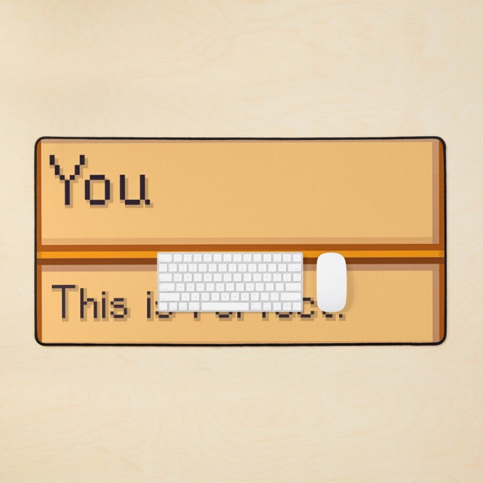 Desk Mat You Are Perfect- Stardew Valley Item Large Gaming Mouse Pad 35X16 Inch 7802738366471