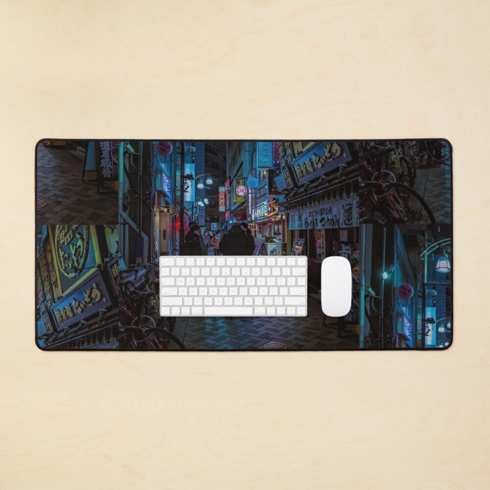 Desk Mat Tokyo Those Nightly Meetings Large Gaming Mouse Pad 35X16 Inch 7802738356243