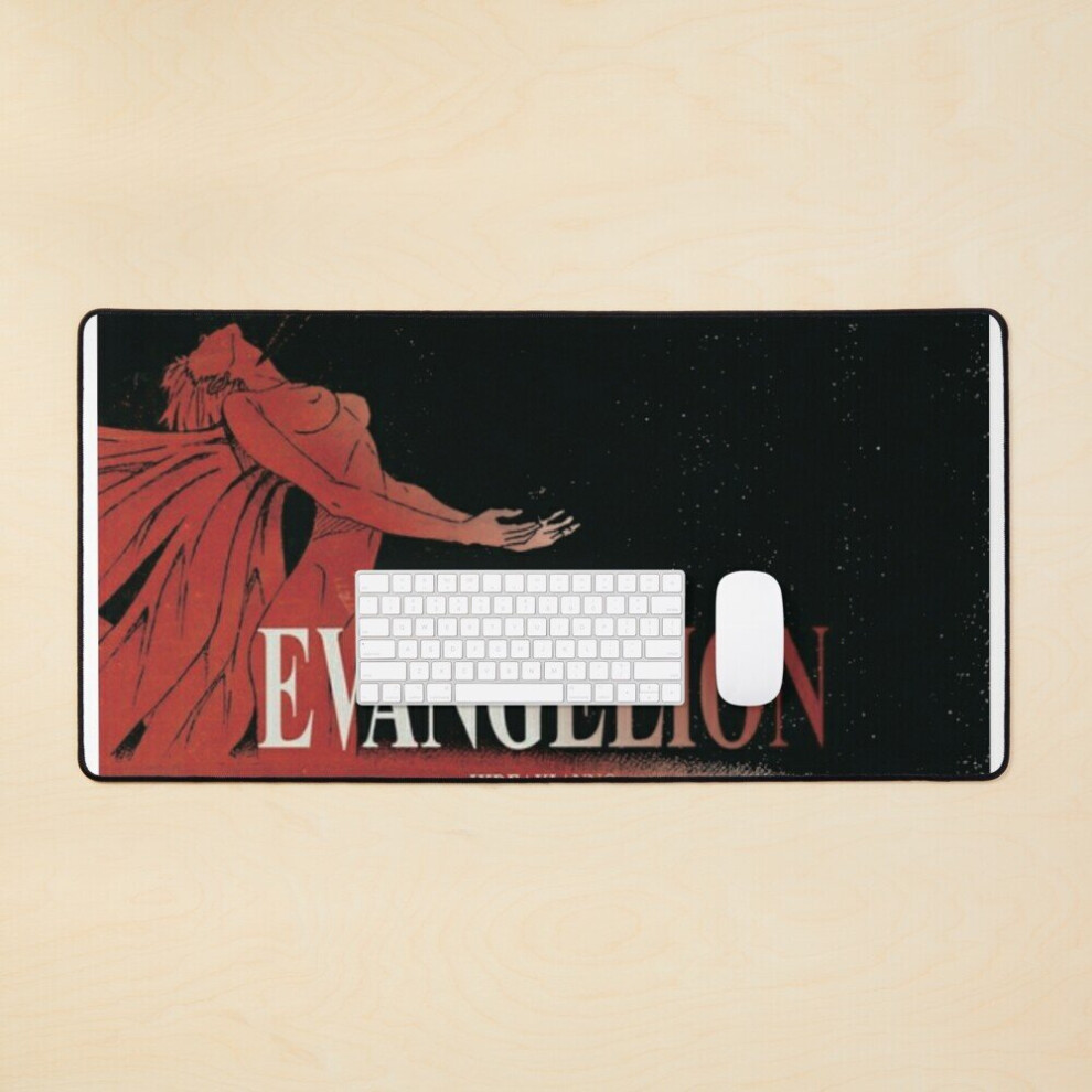Desk Mat Evangelion - Poster Trending Large Gaming Mouse Pad 35X16 Inch 7802738397796