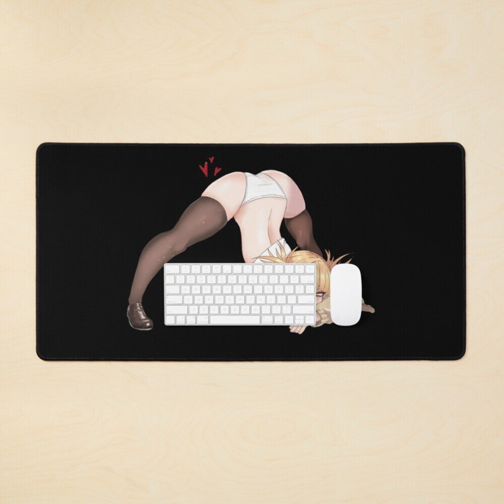 Desk Mat Toga Himiko Cute Fanart Jack-O-Challenge Large Gaming Mouse Pad 35X16 Inch 7802738371154