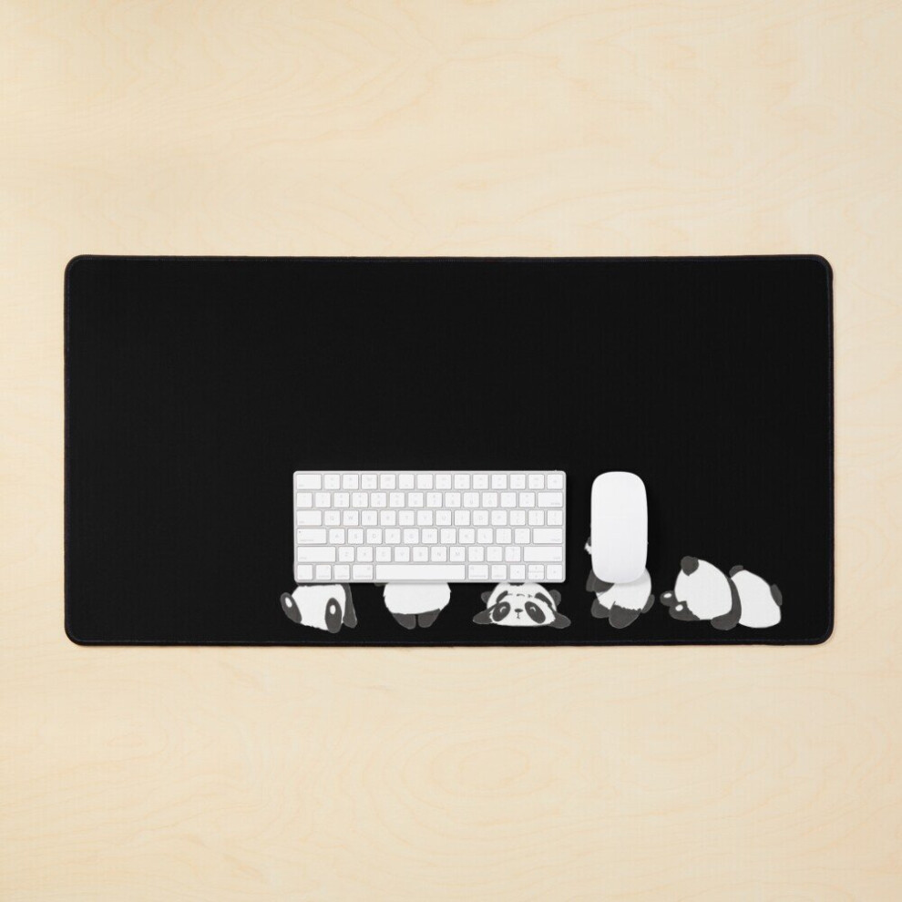 Desk Mat Pandas Large Gaming Mouse Pad 35X16 Inch 7802738350739
