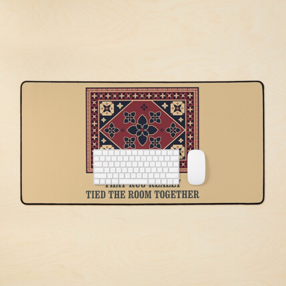 Desk Mat The Big Lebowski - Rug - That Rug Really Tied The Room Together Large Gaming Mouse Pad 35X16 Inch 7802738337389