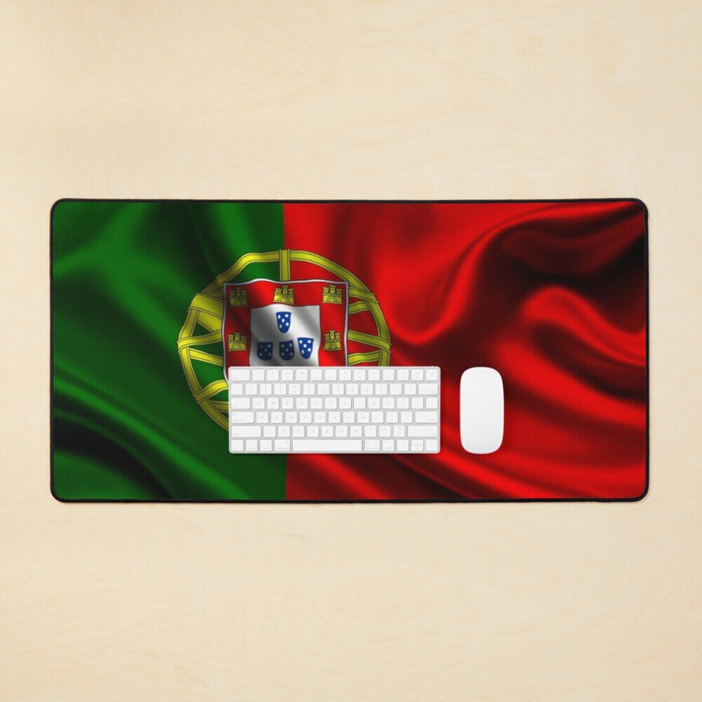 Desk Mat Portugal Flag Large Gaming Mouse Pad 35X16 Inch 7802738340594