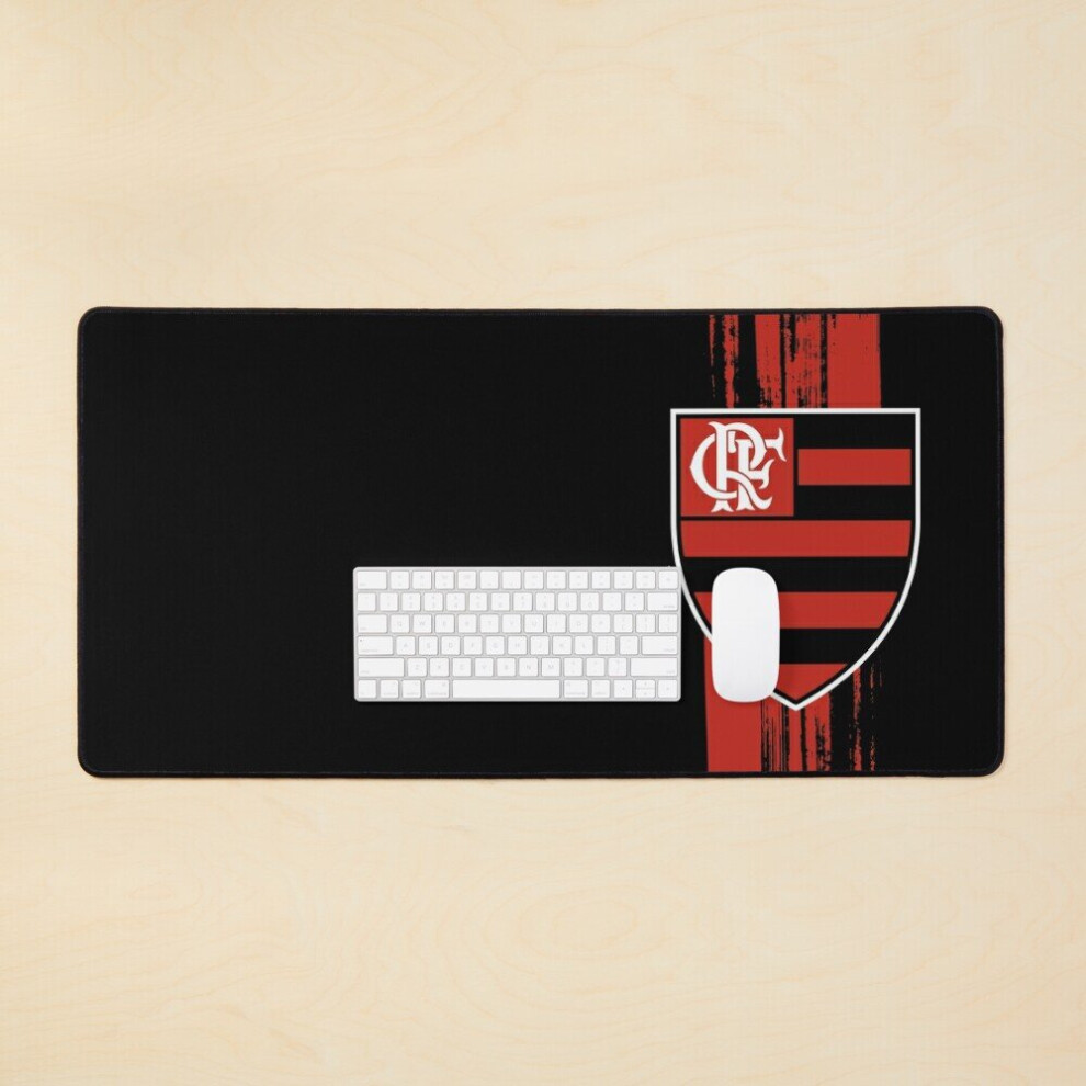Desk Mat All For This Colours, My Colours Flamengo Rio De Janeiro, Brazil Large Gaming Mouse Pad 35X16 Inch 7802738354270