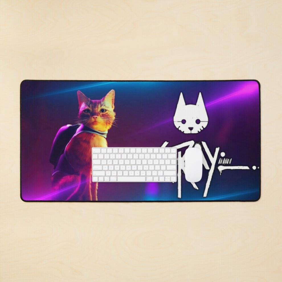Desk Mat Stray-Game/Stray Cat Game Large Gaming Mouse Pad 35X16 Inch 7802738317893