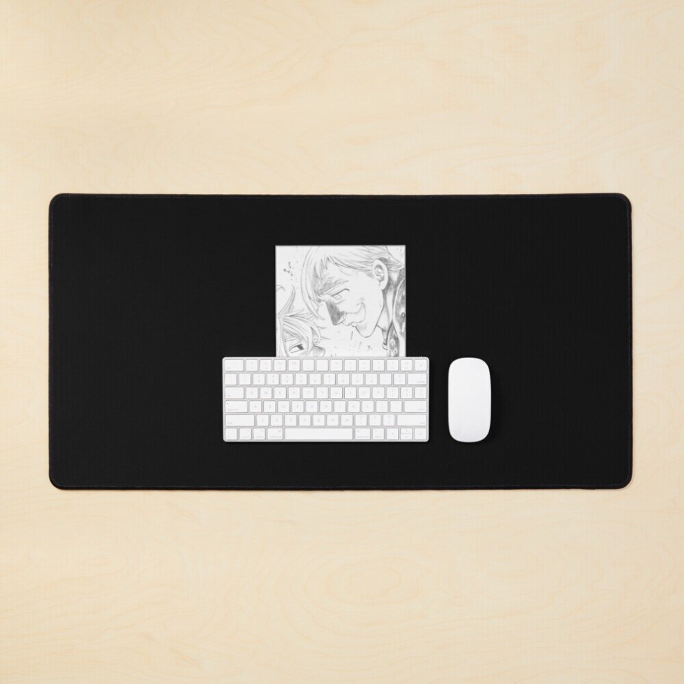 Desk Mat Escanor Vs Estarossa Large Gaming Mouse Pad 35X16 Inch 7802738391497