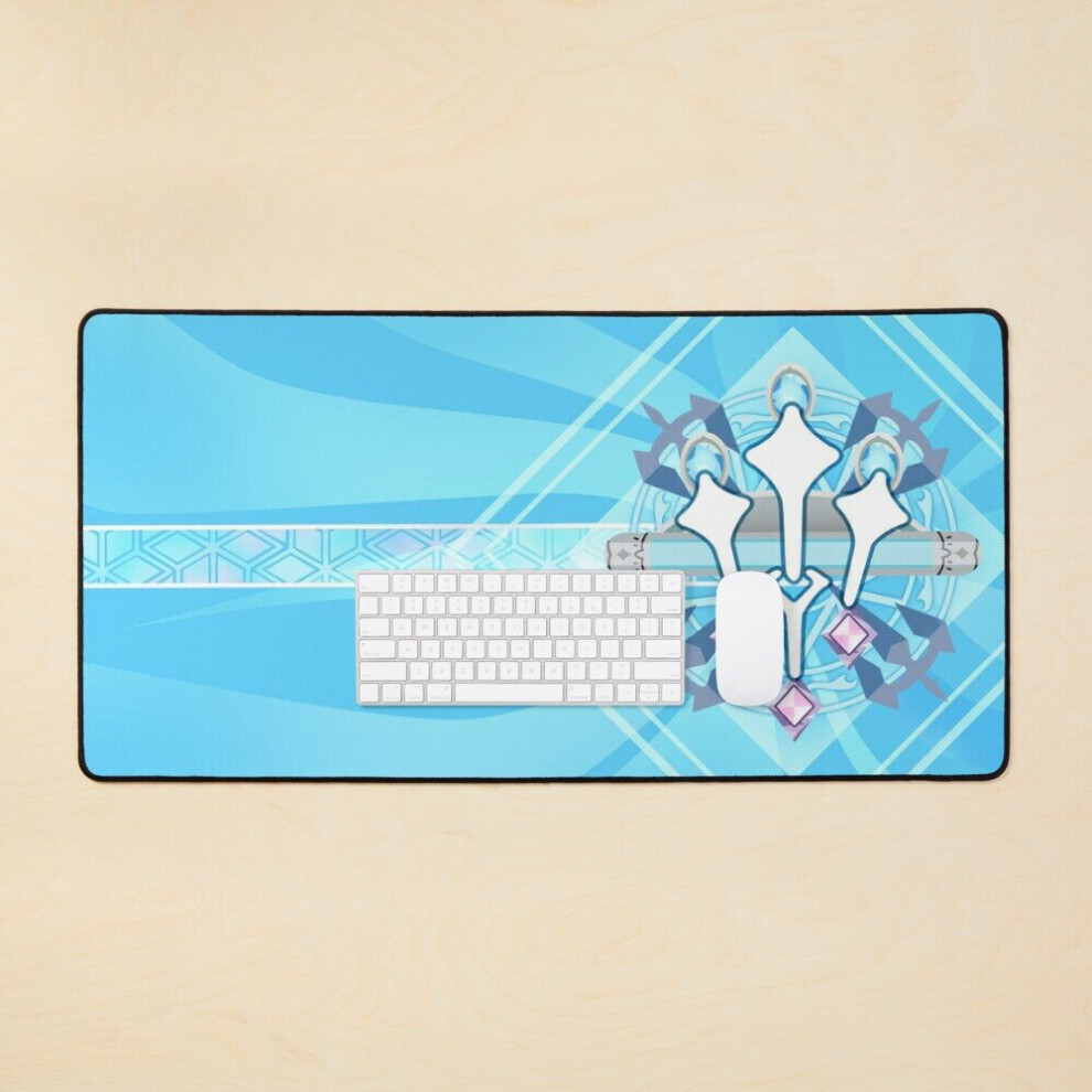 Desk Mat Ffxiv Sage Job Mat Large Gaming Mouse Pad 35X16 Inch 7802738314489