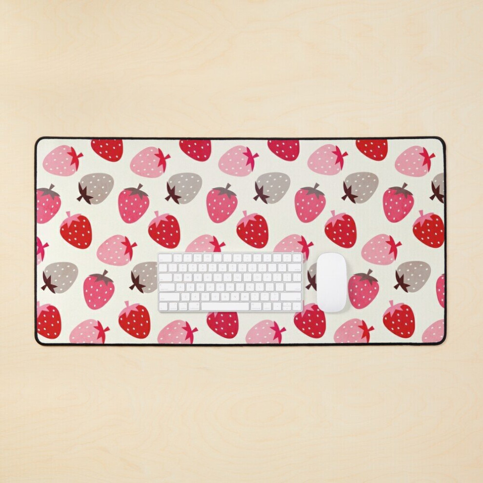 Desk Mat Strawberry Fields Large Gaming Mouse Pad 35X16 Inch 7802738410839