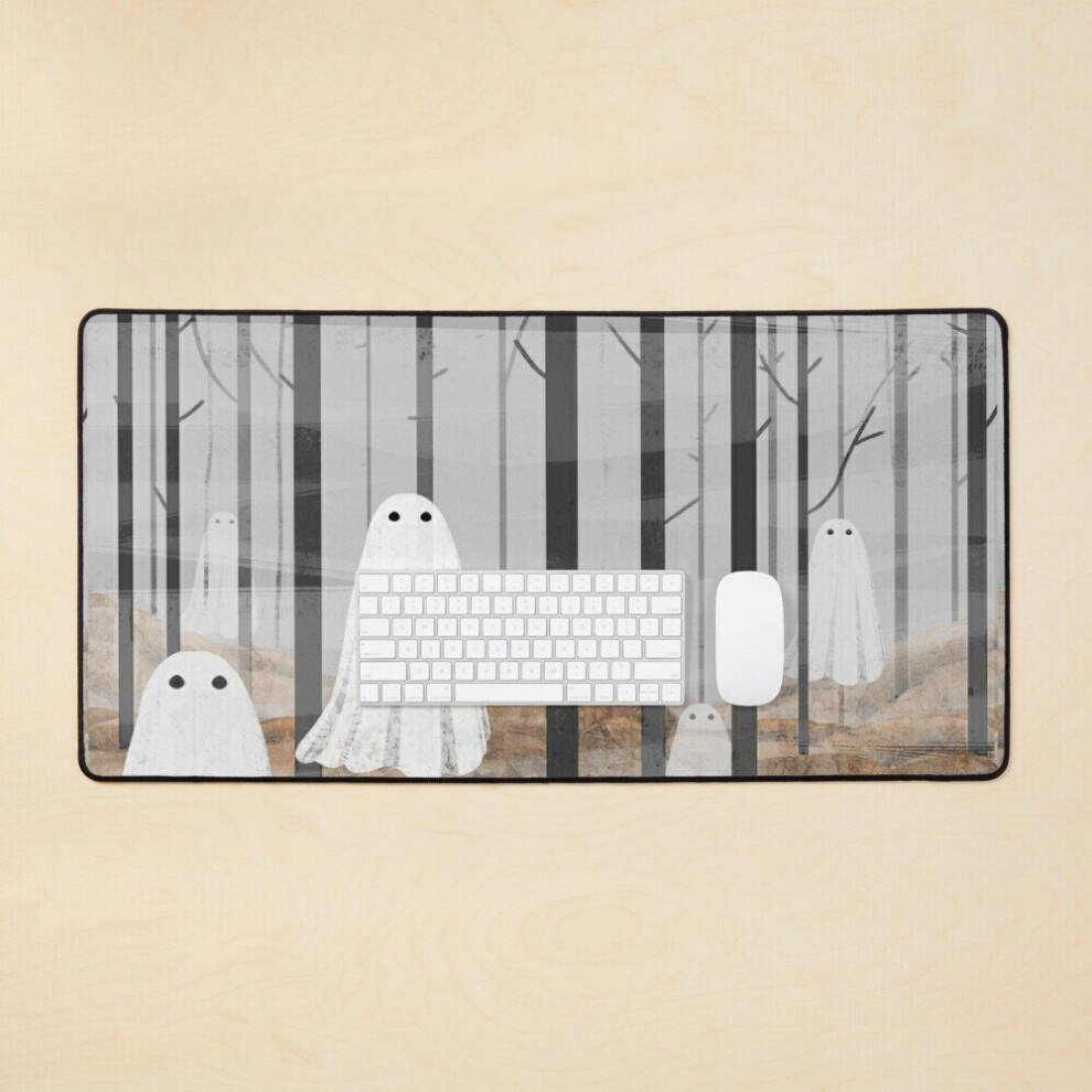Desk Mat The Woods Are Full Of Ghosts Large Gaming Mouse Pad 35X16 Inch 7802738327922
