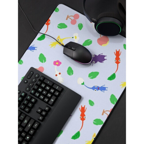 Desk Mat cute pikmin pattern Large Gaming Mouse Pad 35x16 inch 2