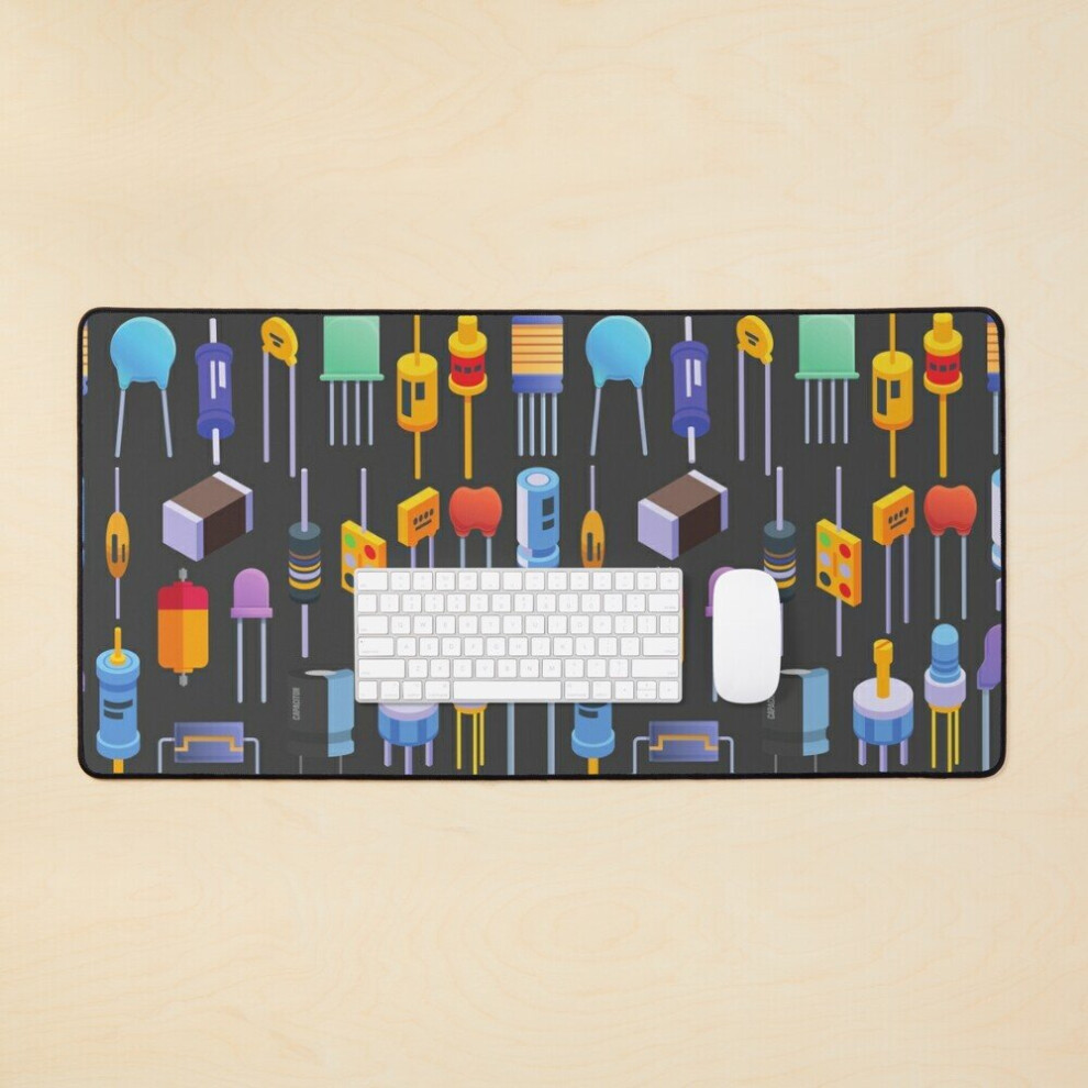 Desk Mat Electronic Components Large Gaming Mouse Pad 35X16 Inch 7802738405712