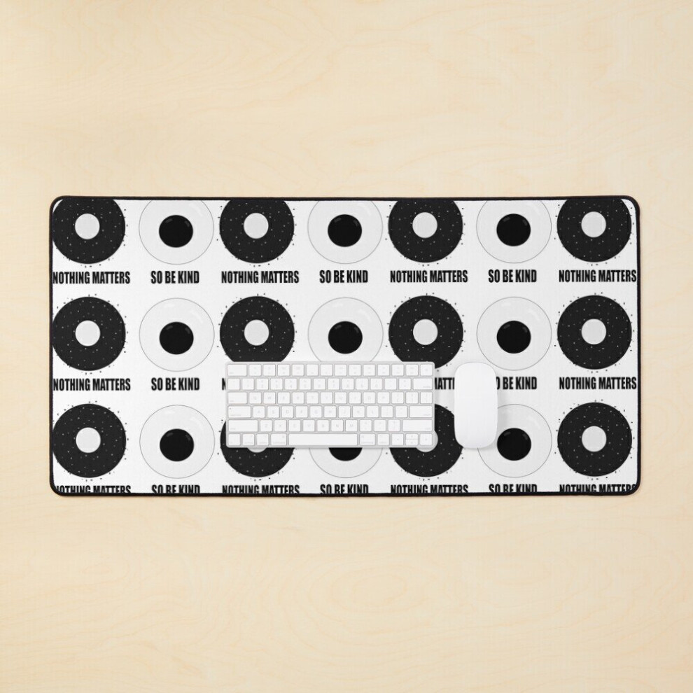 Desk Mat Nothing Matters So Be Kind Large Gaming Mouse Pad 35X16 Inch 7802738365306