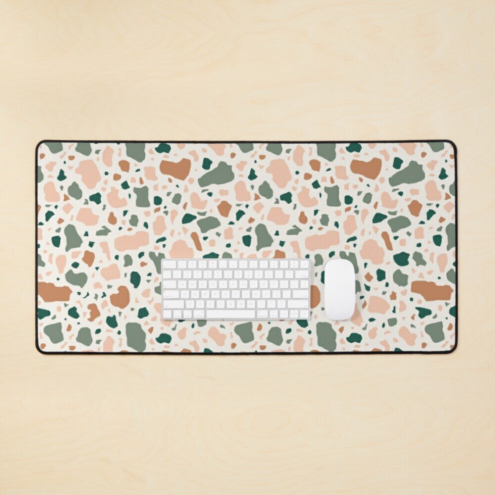 Desk Mat Terrazzo - Earth Large Gaming Mouse Pad 35X16 Inch 7802738356939