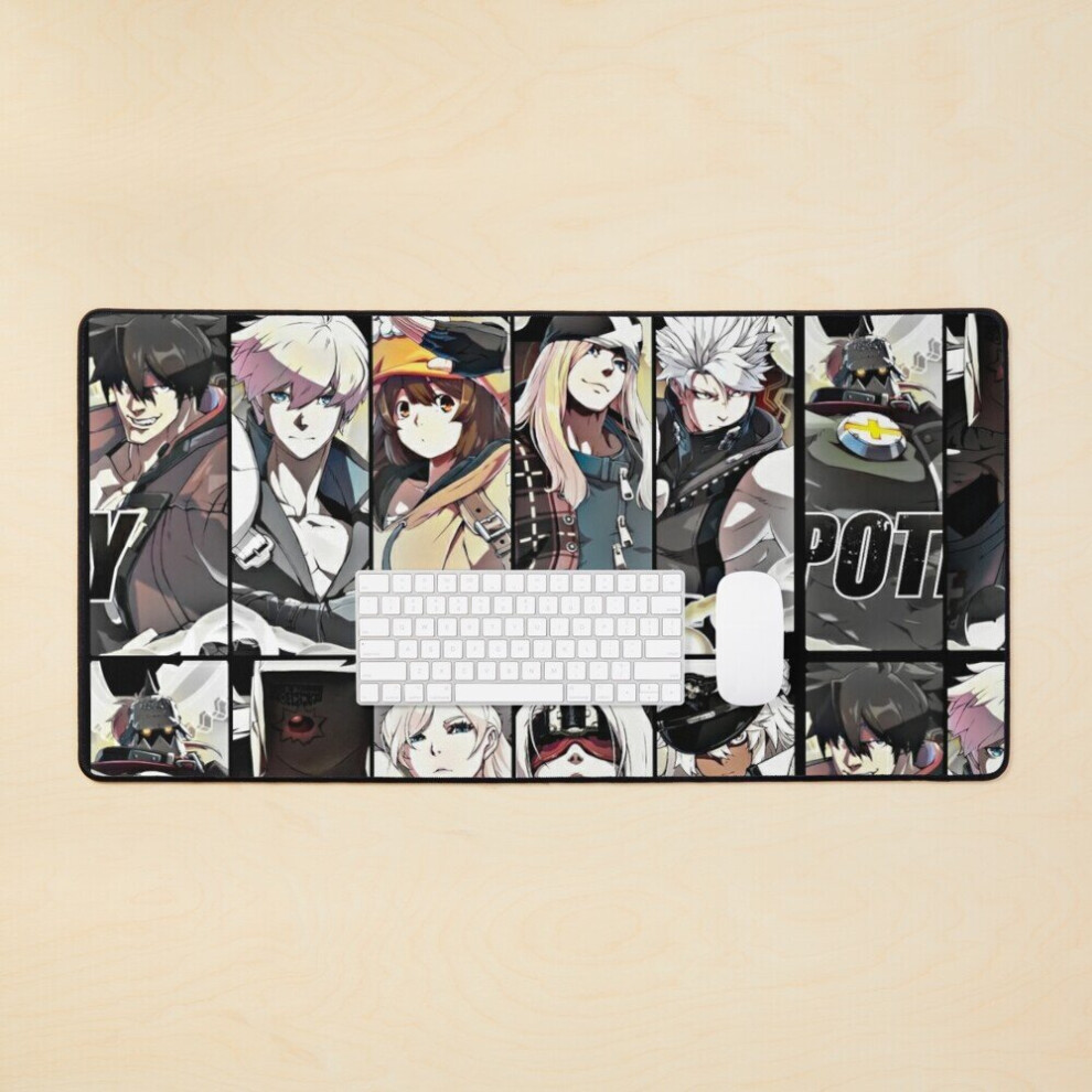Desk Mat Char On Guilty Gear Strive Large Gaming Mouse Pad 35X16 Inch 7802738404364