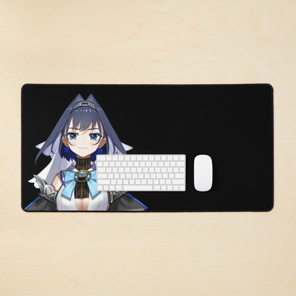 Desk Mat Ouro Kronii Smug - Hololive #Holocouncil Large Gaming Mouse Pad 35X16 Inch 7802738350142