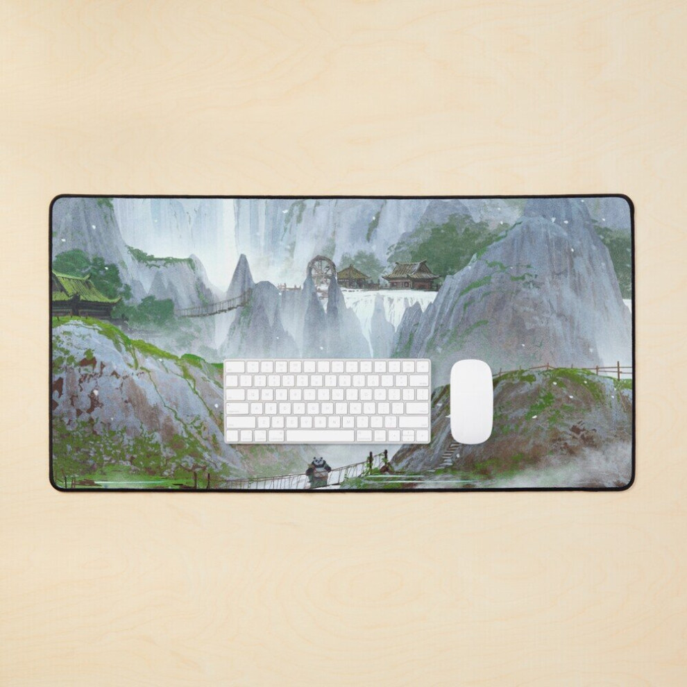 Desk Mat Panda Chil In The Hills Large Gaming Mouse Pad 35X16 Inch 7802738344868