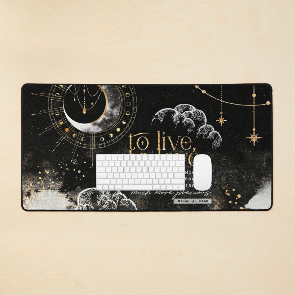 Desk Mat To Live To Love Large Gaming Mouse Pad 35X16 Inch 7802738313185