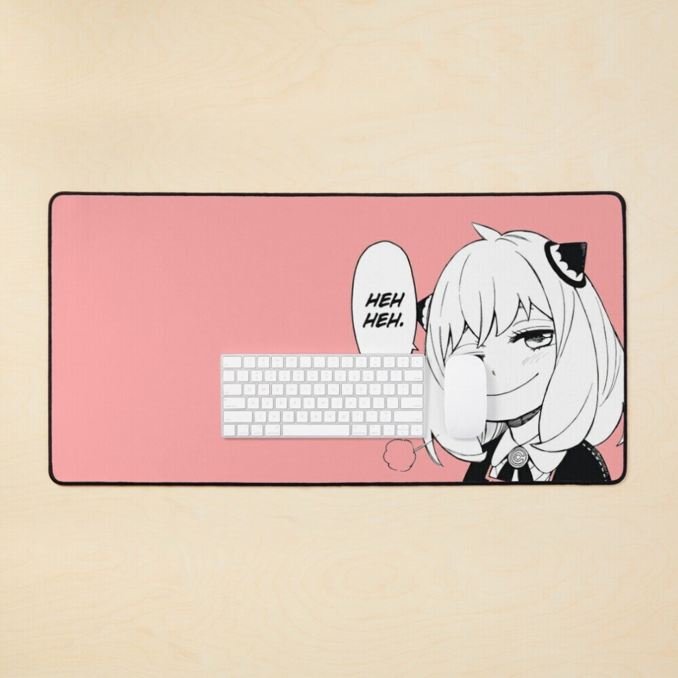 Desk Mat Anya Smug Face Large Gaming Mouse Pad 35X16 Inch 7802738322941