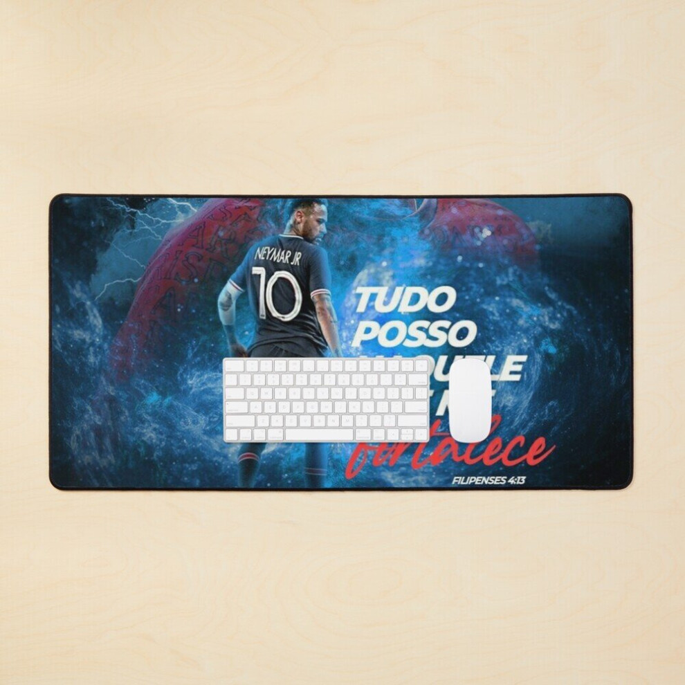 Photos - Other for Computer Desk Mat Neymar Jr Large Gaming Mouse Pad 35x16 inch