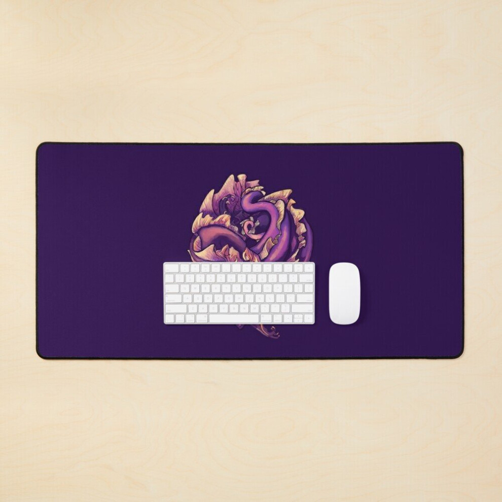 Desk Mat Orchid Dragon Large Gaming Mouse Pad 35X16 Inch 7802738402636