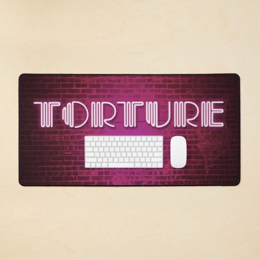 Desk Mat Torture Me Large Gaming Mouse Pad 35X16 Inch 7802738372816