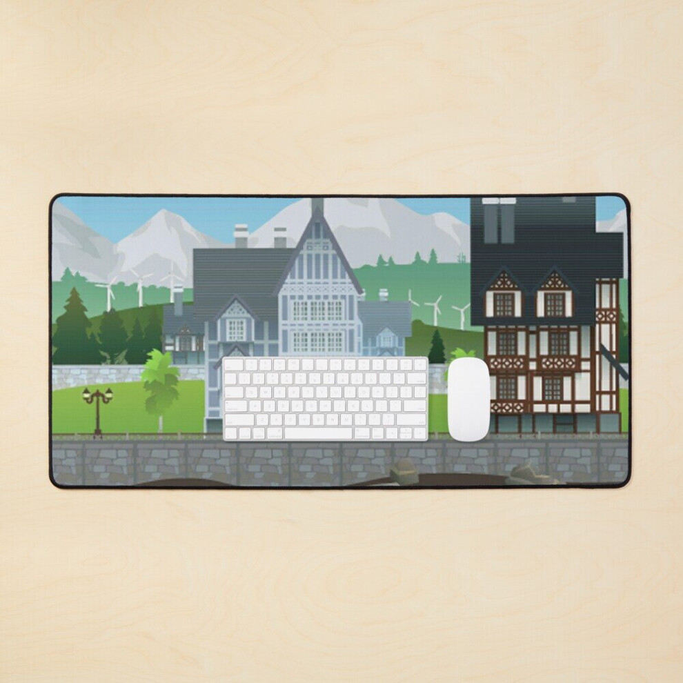 Desk Mat Sims 4 Windenburg Large Gaming Mouse Pad 35X16 Inch 7802738366792