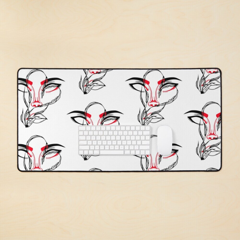 Desk Mat Smoke Me Broke Large Gaming Mouse Pad 35X16 Inch 7802738384918