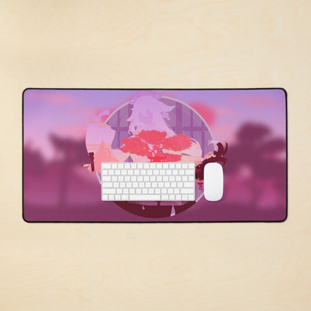 Desk Mat Yae Miko Vision Large Gaming Mouse Pad 35X16 Inch 7802738369120