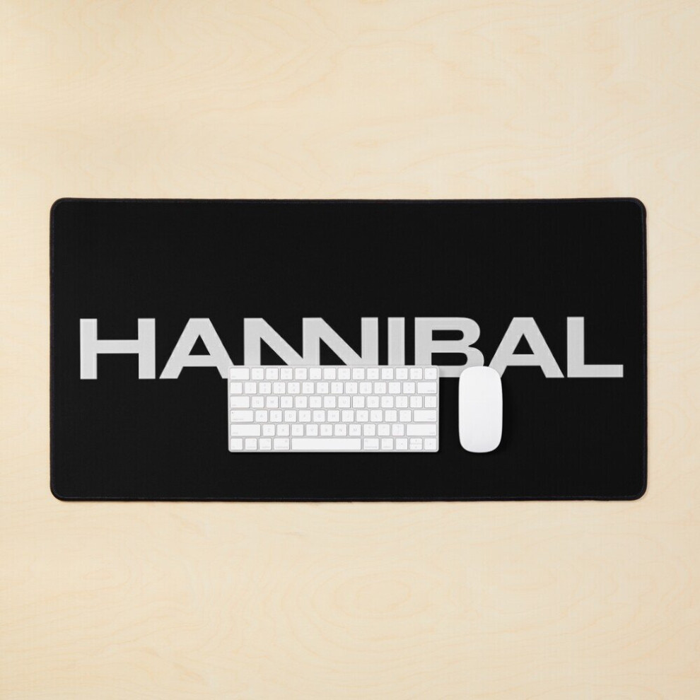 Desk Mat Hannibal Logo Large Gaming Mouse Pad 35X16 Inch 7802738354294