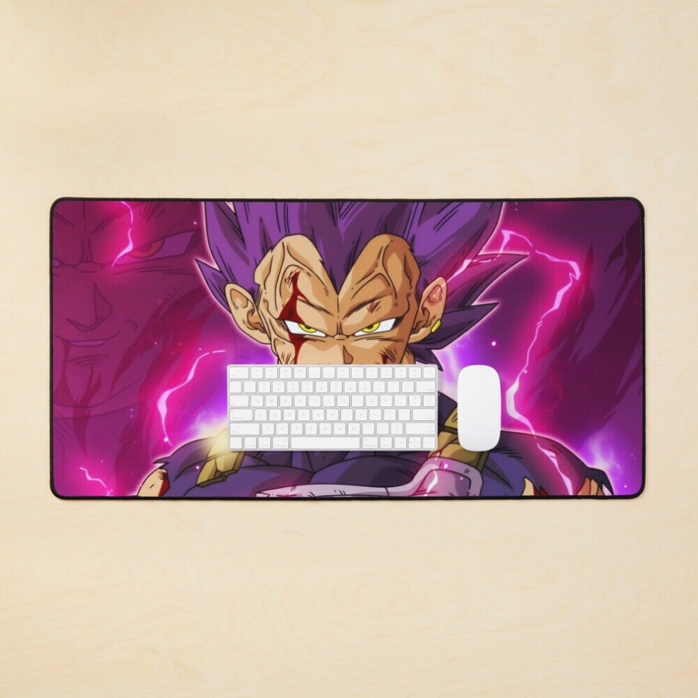 Desk Mat Ultra Ego Vegeta - God Of Destruction Transformation Large Gaming Mouse Pad 35X16 Inch 7802738322989
