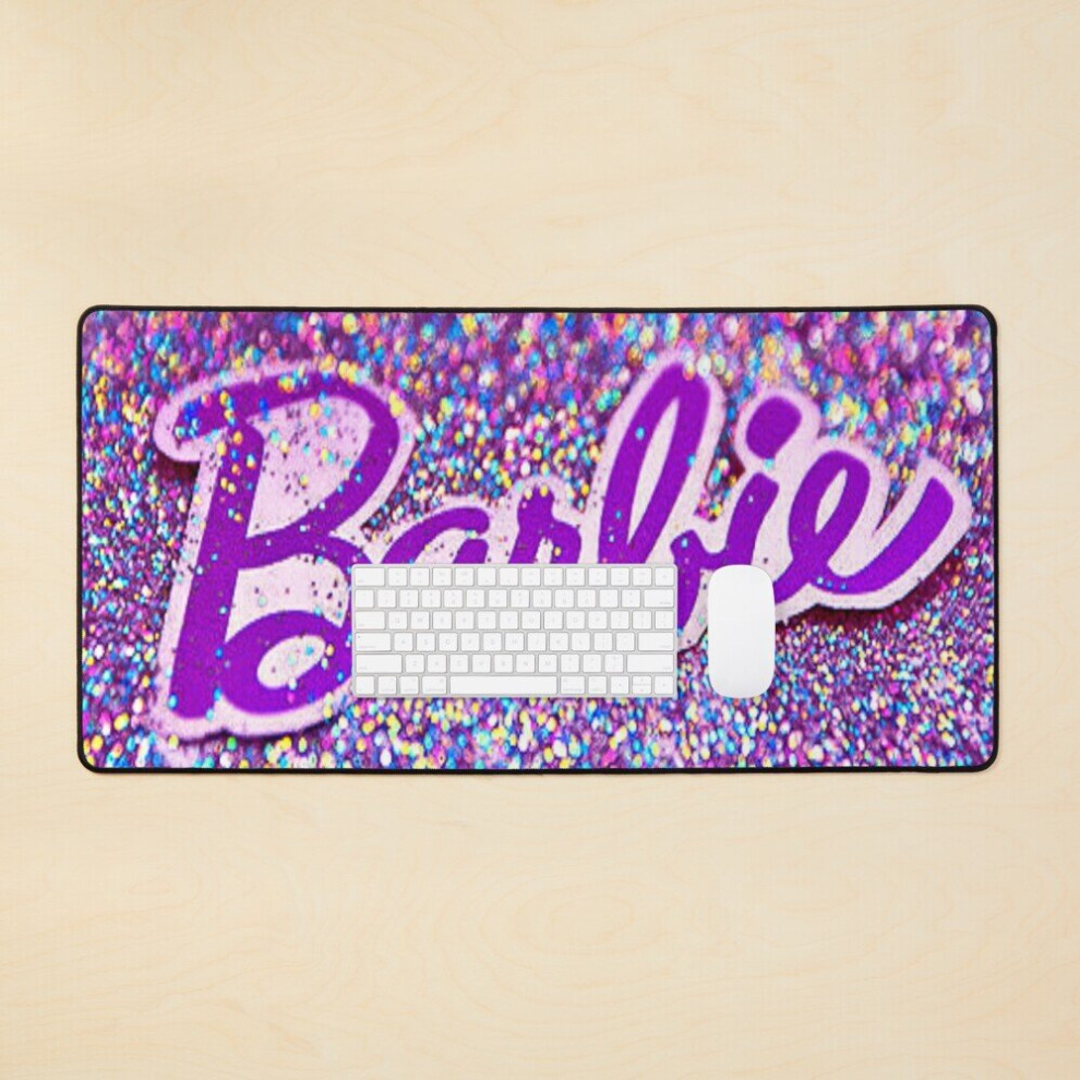 Desk Mat Barbie (Purple) Large Gaming Mouse Pad 35X16 Inch Purple 7802738325393
