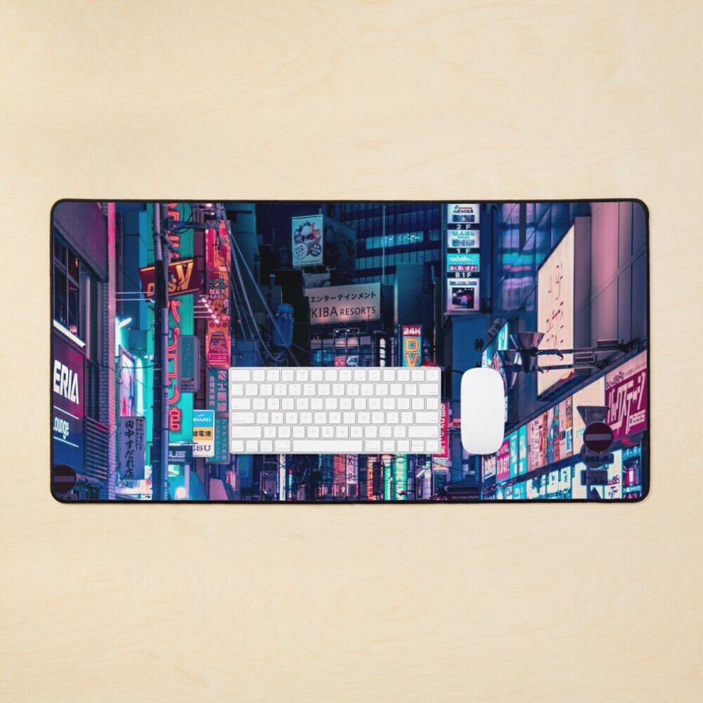 Desk Mat Daydreaming Of Tokyo Large Gaming Mouse Pad 35X16 Inch 7802738343762