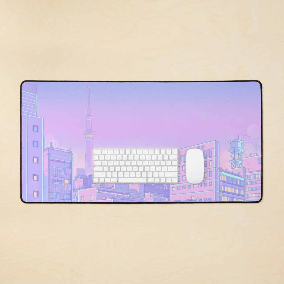 Desk Mat Sailor City Large Gaming Mouse Pad 35X16 Inch 7802738309997