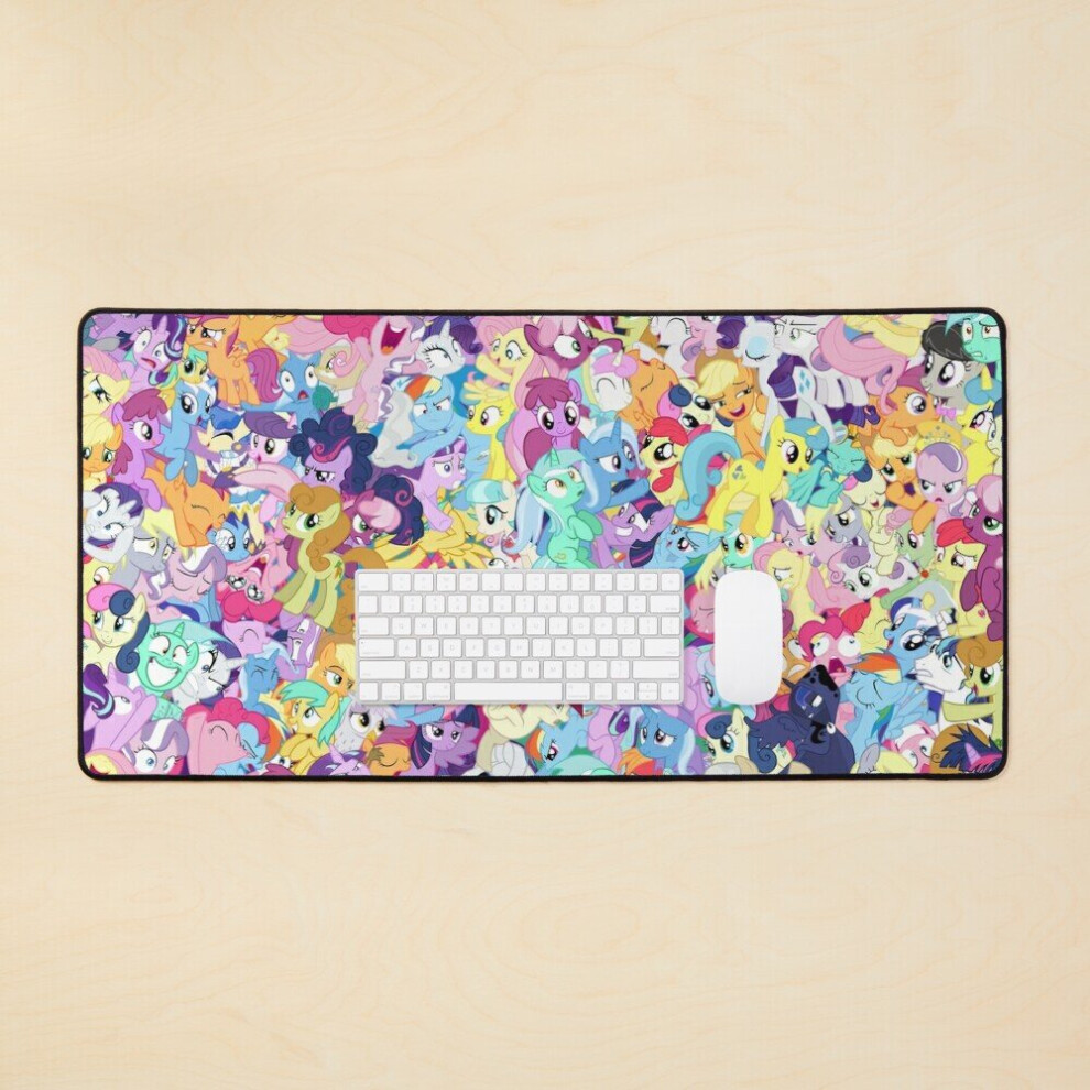 Desk Mat Everypony Mess Large Gaming Mouse Pad 35X16 Inch 7802738317992