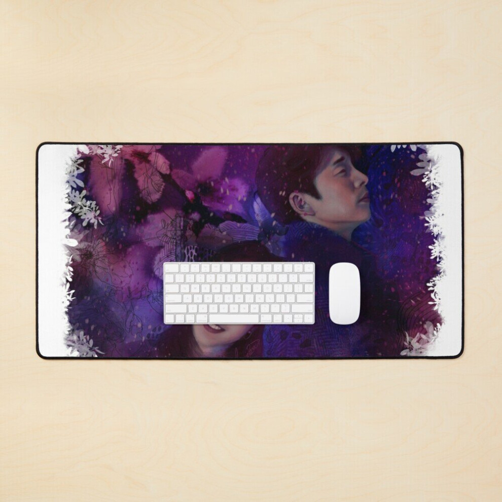 Desk Mat Goblin Couple Painting Large Gaming Mouse Pad 35X16 Inch 7802738395655