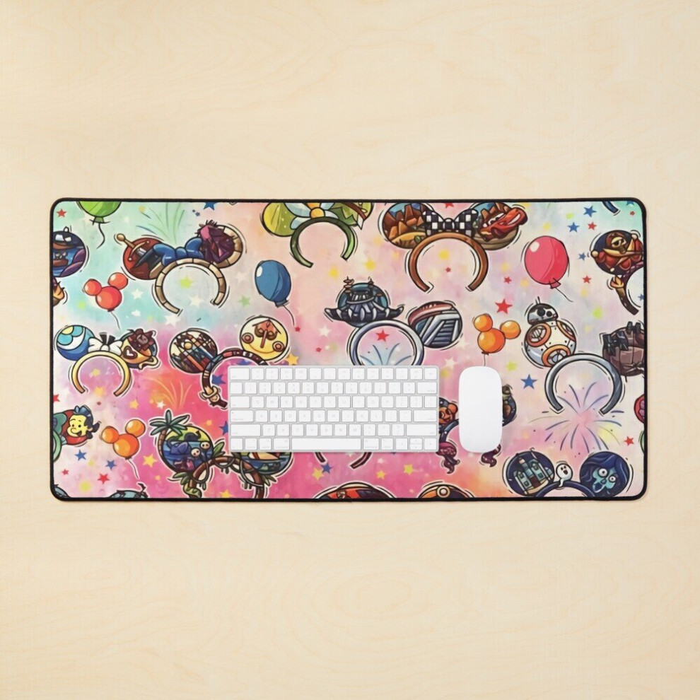 Desk Mat Here With The Ears - Large Gaming Mouse Pad 35X16 Inch 7802738315431