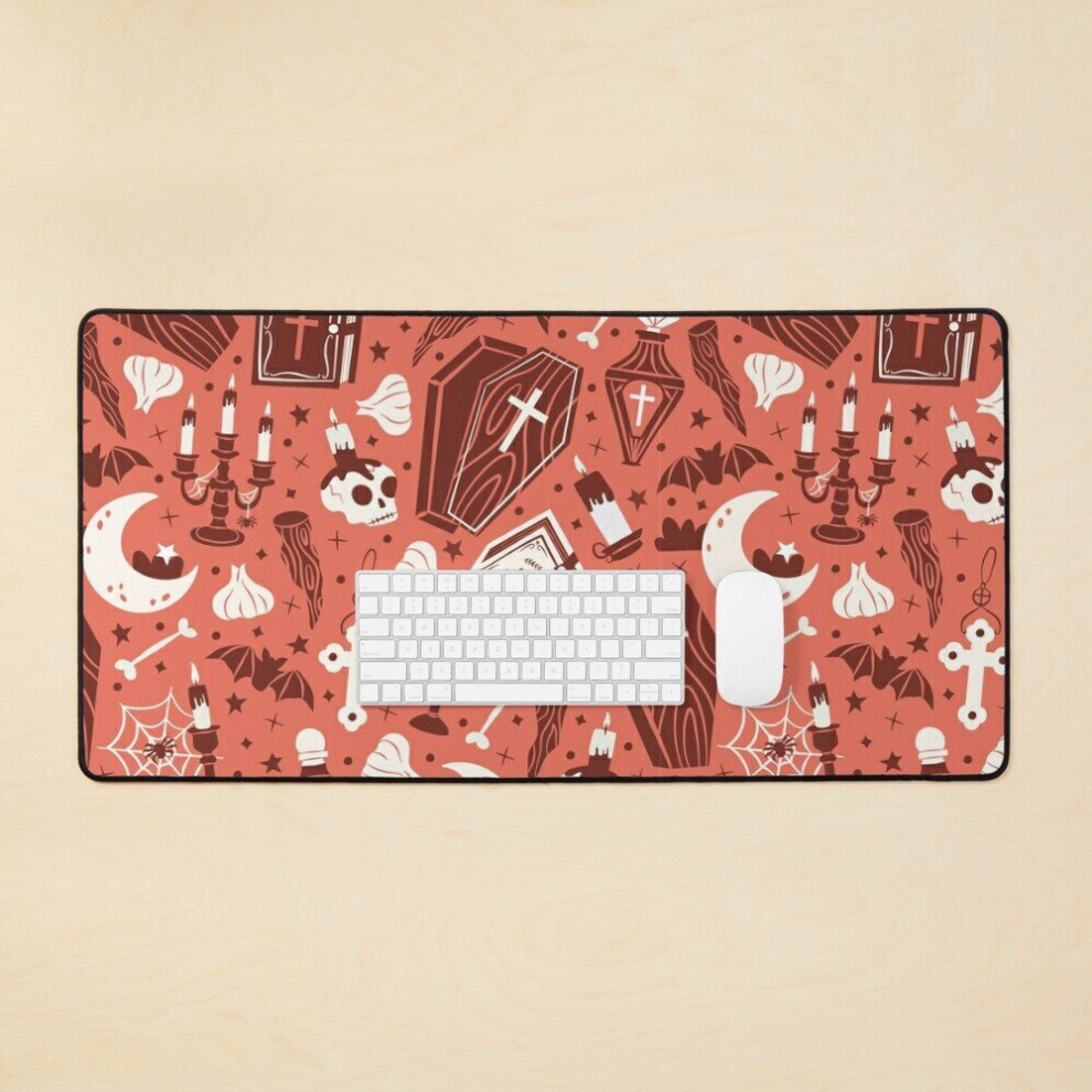 Desk Mat Vampire Vibes Large Gaming Mouse Pad 35X16 Inch 7802738372021